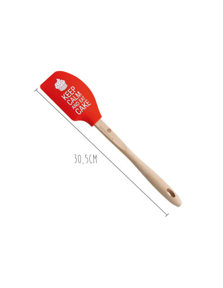 Zassenhaus Keep Calm siliconen mary 30,5cm houten handvat