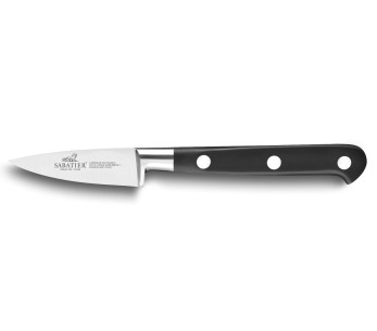 Cuchillo de pelar Ideal SABATIER 100% acero inoxidable forjado Hoja de 6 cm
