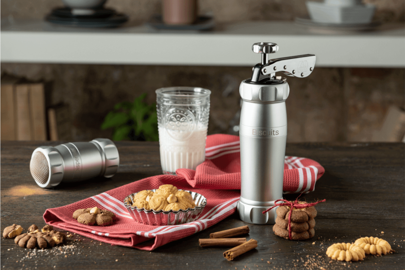 Pressa per biscotti Marcato Design - 20 dischi per una varietà di design