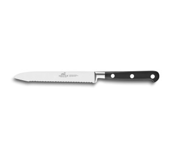 SABATIER Ihanteellinen vihannesveitsi 100% taottu ruostumaton teräs 12cm hammastettu terä