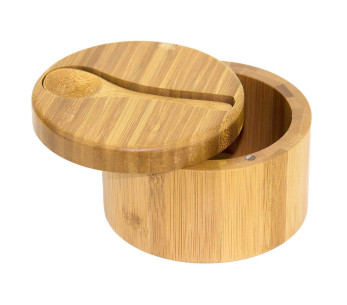 Salero magnético Guérande Totally Bamboo Big Dipper con cuchara