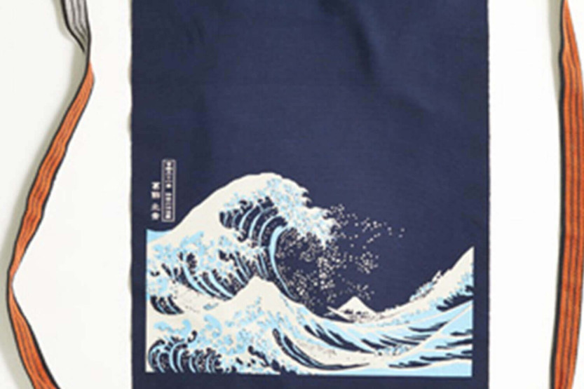Alles Maekake Hokusai Golf Japans keukenschort