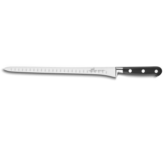 Faca para salmão Ideal SABATIER 100% aço inoxidável forjado com convinhaslâmina com convinhas30 cm