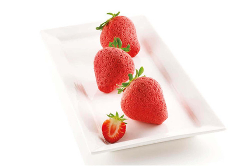 Silisiumform 3D Silikomart Fragole