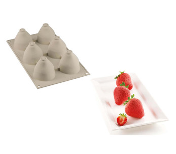 Silikoni multaa 3D Silikomart Fragole