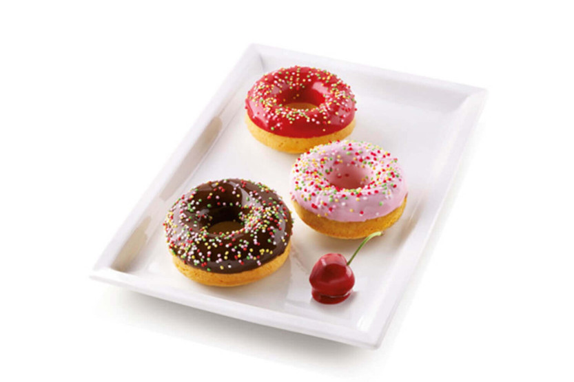 Molde de silicone Donuts