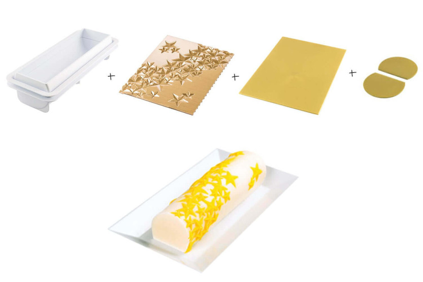 Kit di stampi per tronchi di ghiaccio in silicone Silikomart Starlight