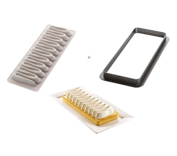 Silikomart Kit de molde para tarta Nouvelle Vague