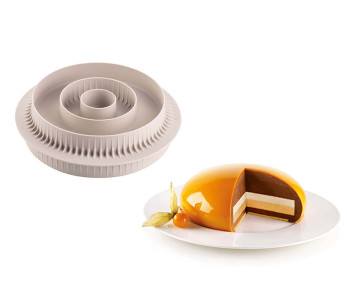 Silikomart Multi-inzet ronde 3D silicone vorm