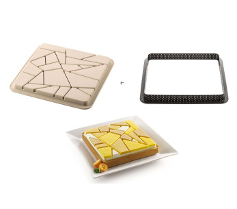 Kit de moldes para tartes Silikomart Liberty