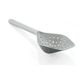 Escumadeira manual acrílica cinzenta Guzzini 34 cm