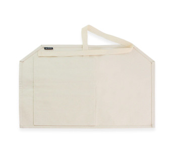 Traditionele Wusaki koffer in beige katoenen canvas voor 5 messen 2