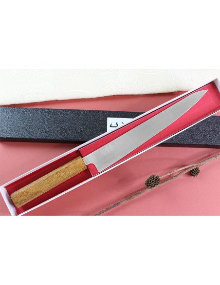 Wusaki Migaki G3 24 cm håndlavet japansk sujihiki-kniv