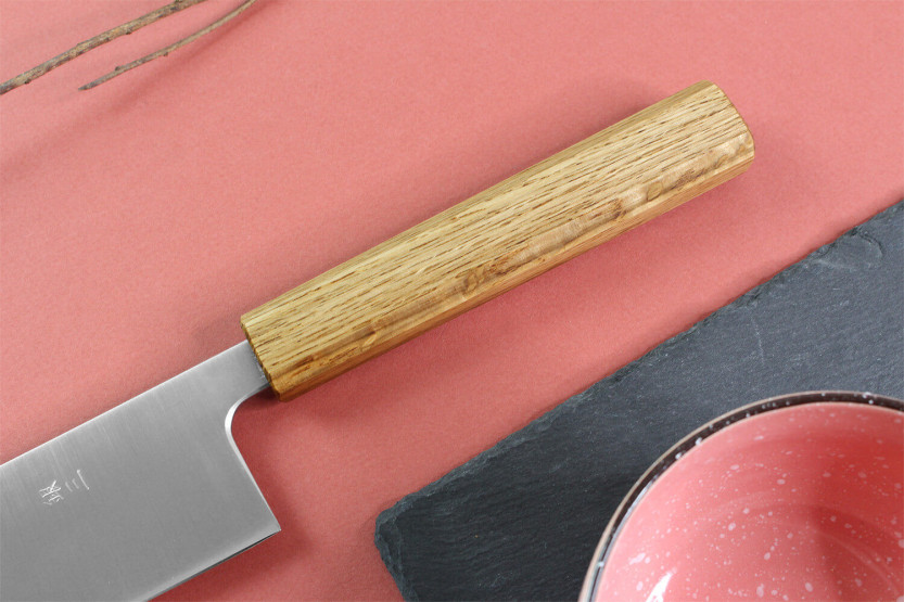 Kiritsuke-kniv japonais artisanal Wusaki Migaki G3 24cm