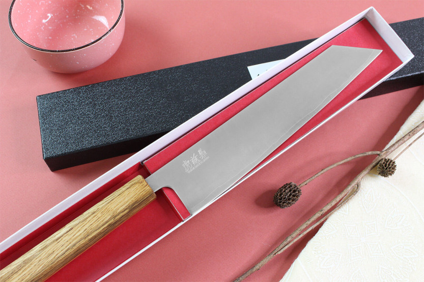 Kiritsuke-kniv japonais artisanal Wusaki Migaki G3 24cm