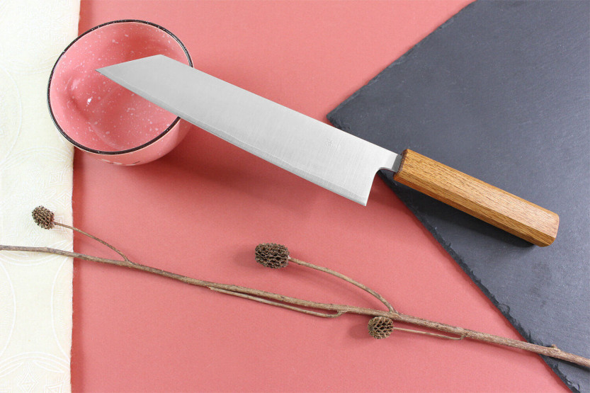 Kiritsuke-kniv japonais artisanal Wusaki Migaki G3 21cm
