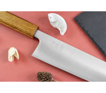 Kiritsuke-kniv japonais artisanal Wusaki Migaki G3 21cm 2