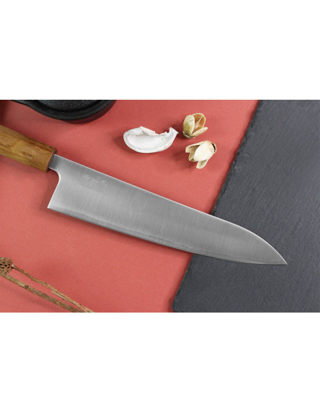 Wusaki Migaki G3 21cm cuchillo de chef japonés hecho a mano