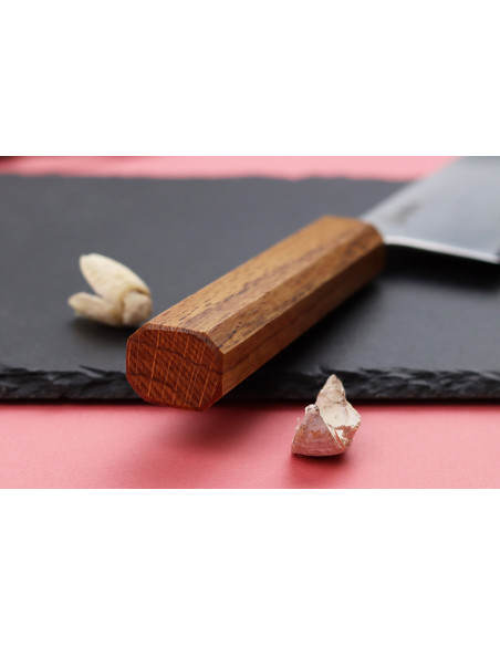 nakiri kniv Japonais artisanal Wusaki Migaki G3 16,5cm