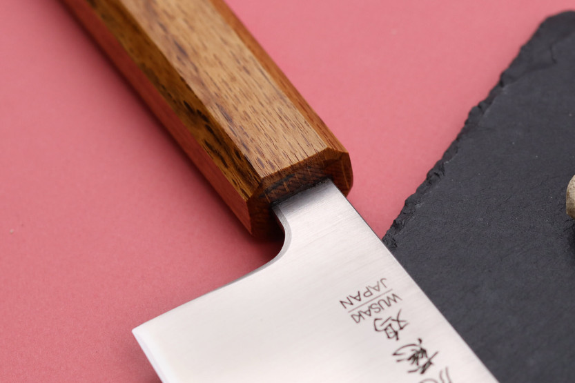 nakiri-kniv Japonais artisanal Wusaki Migaki G3 16,5cm
