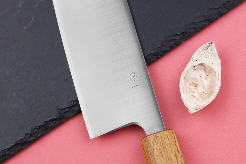 nakiri kniv Japonais artisanal Wusaki Migaki G3 16,5cm