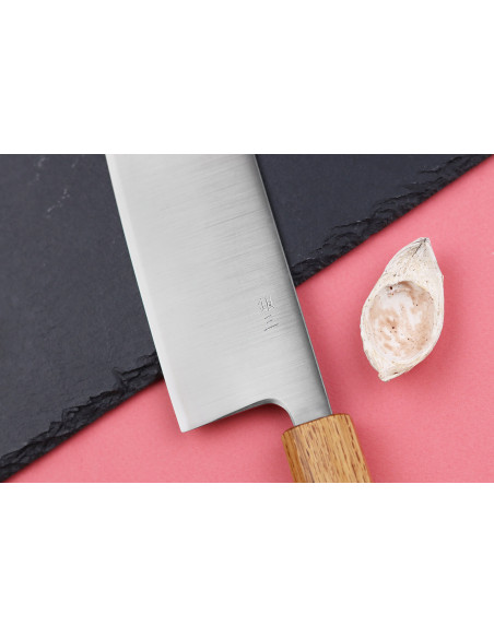 nakiri kniv Japonais artisanal Wusaki Migaki G3 16,5cm