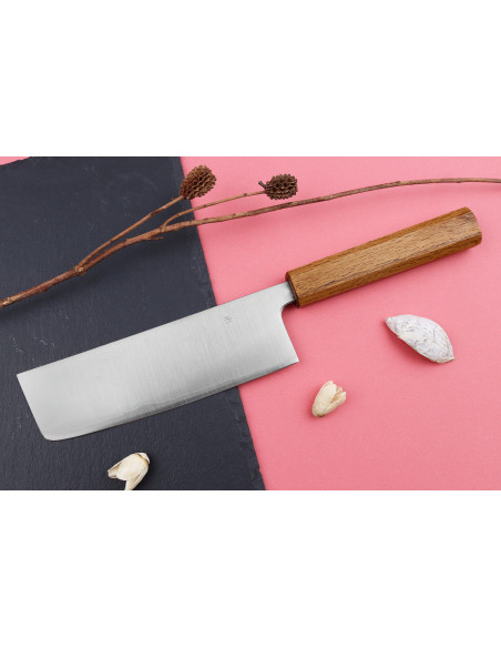 nakiri knife Japonais artisanal Wusaki Migaki G3 16,5cm