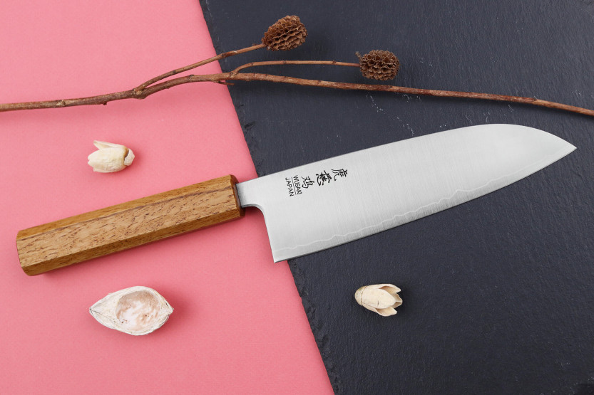 Wusaki Migaki G3 16,5 cm coltello santoku giapponese fatto a mano