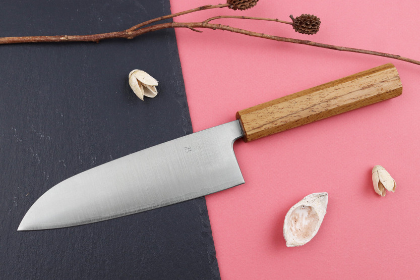 Wusaki Migaki G3 16,5 cm coltello santoku giapponese fatto a mano