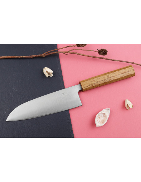 Wusaki Migaki G3 16,5cm käsintehty japanilainen santokuveitsi