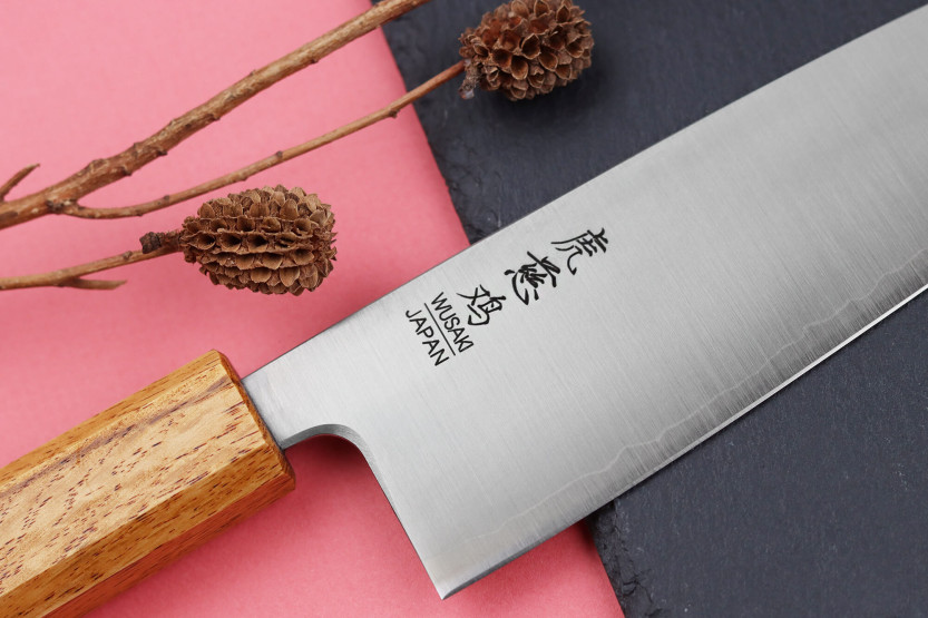 Wusaki Migaki G3 16,5 cm coltello santoku giapponese fatto a mano