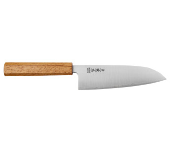 Wusaki Migaki G3 16,5cm handgemaakt Japans santoku mes