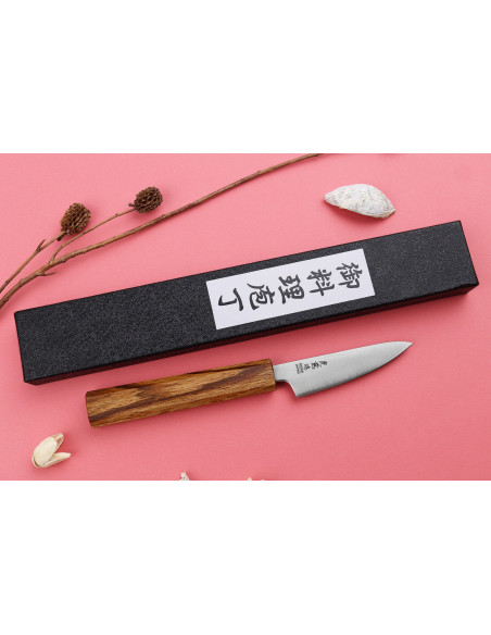 Faca de aparar japonesa Wusaki Migaki G3 8cm