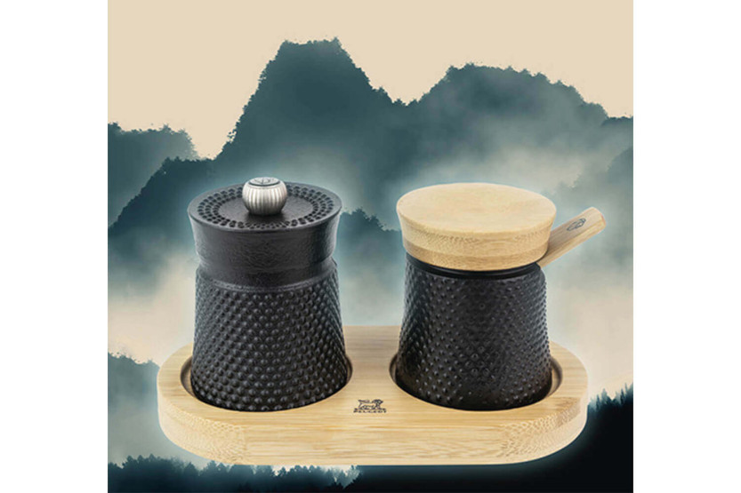 Peugeot Bali Palais des Epices box with pepper mill and salt pot