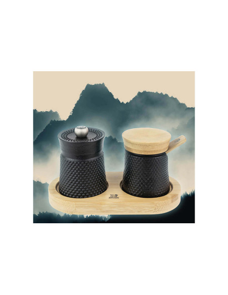 Peugeot Bali Palais des Epices box with pepper mill and salt pot
