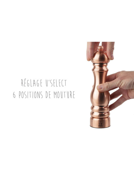 Peugeot Paris Specials Chef U Select macina spezie manuale in rame 22 cm