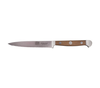 Faca para tomate Güde Alpha Chêne 13cm em aço forjado