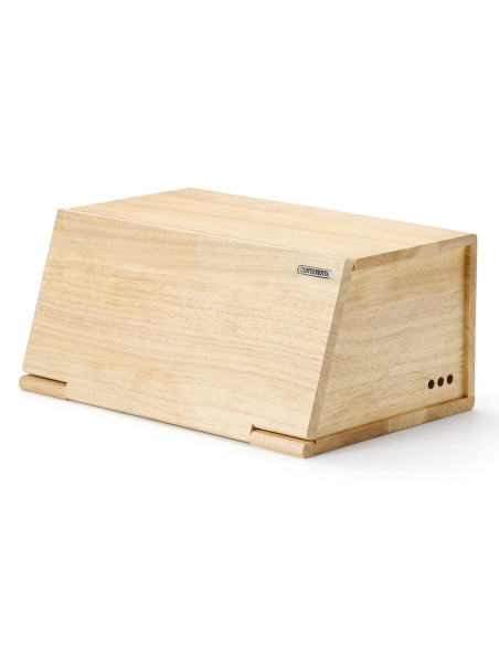 Continenta brødkasse i gummitræ 40x26x18,5cm
