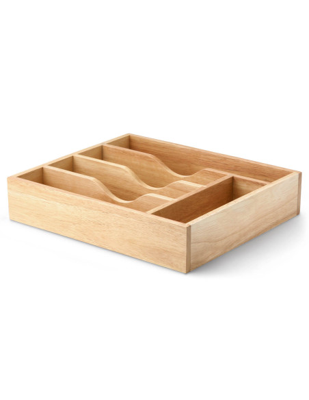 Continenta cutlery tray in rubberwood 35x30x7cm