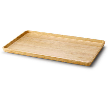 Continenta rektangulært serveringsbrett i gummitre 53x32x3cm