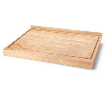 Continenta dubbelsidig skärbräda i gummiträ 62x46,5x4,5cm