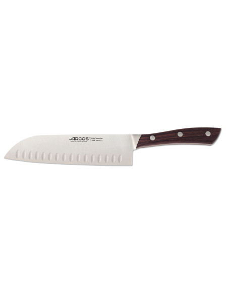 Arcos Natura 3er-Set Küchenmesser: Office + Tranchieren + Santoku