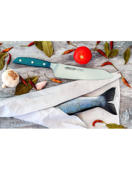 Juego de 3 cuchillos de cocina Arcos Brooklyn: Office + Universal + Santoku