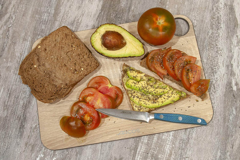 Juego de 3 cuchillos de cocina Arcos Brooklyn: Office + Universal + Santoku