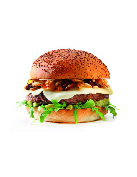 Kit Hamburguesa La Bonne Graine - Cortador de patatas fritas, prensa para carne picada y 4 moldes para pan