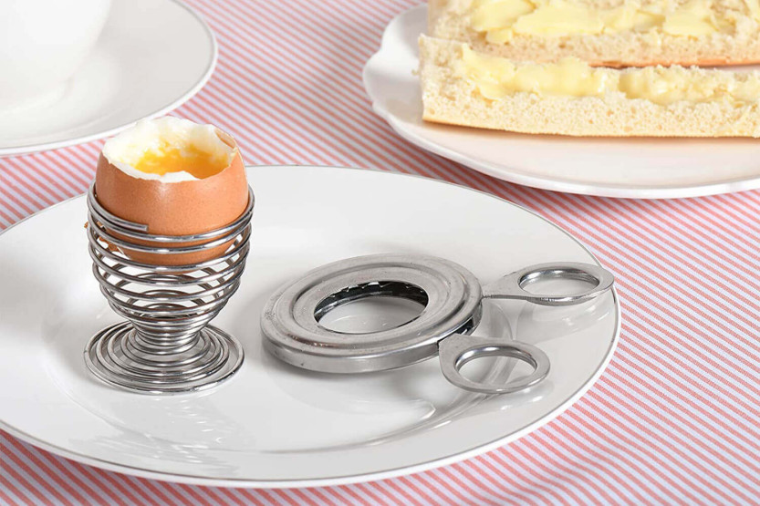 Tijeras de acero inoxidable para huevos La Bonne Graine