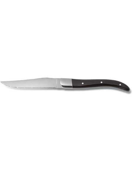 Set of 6 Comas ACR Black steak knives 13/0 stainless steel