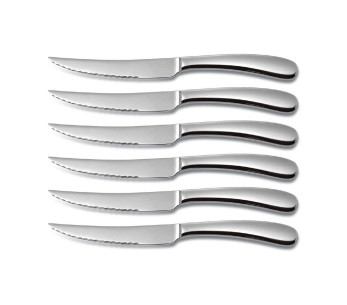 Set med 6 Comas Sutil stekknivar 13/0 rostfritt stål