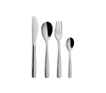 conjunto de talheres 24 peças Comas BCN Colors em aço inoxidável 18/0 acetinado