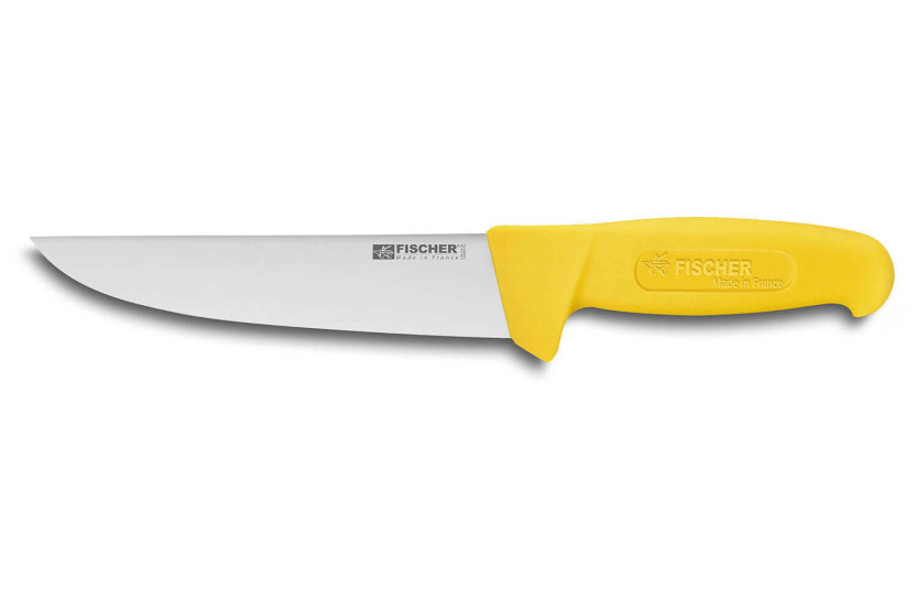 Fischer HACCP Profi-Fleischmesser 17cm gelber Griff